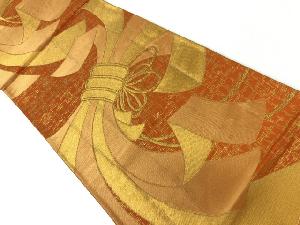 アンティーク　束ね熨斗模様織出し袋帯（材料）